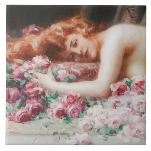 Victoriaans kunst Keramische Tegel Tegeltje (Voorkant)