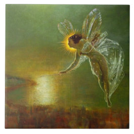 Victoriaans kunst Keramische Tegel Tegeltje