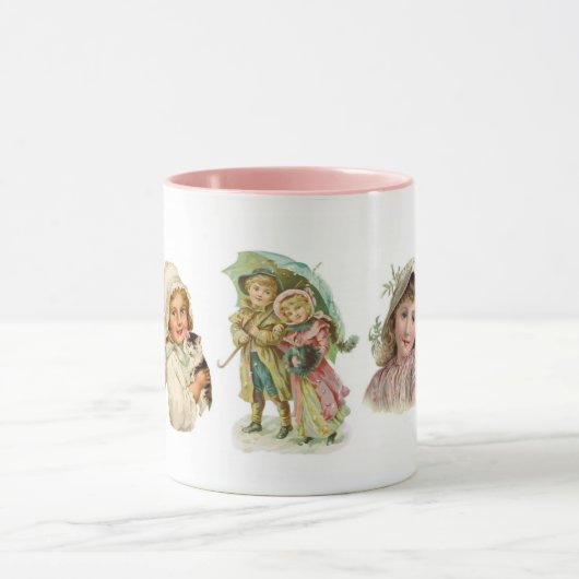 Victoriaans Kunst Kinderen Mok (Midden)