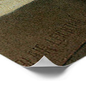 Victoriaans kunst met hoge resolutie afdrukken "de poster (Hoek)