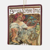  Victoriaans Kunst Nieuw bij Alphonse Mucha Keramisch Ornament (Links)