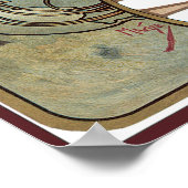  Victoriaans Kunst Nieuw bij Alphonse Mucha Poster (Hoek)