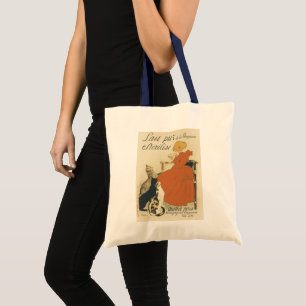  Victoriaans kunst Nieuw, Meisje met melkkatten Tote Bag