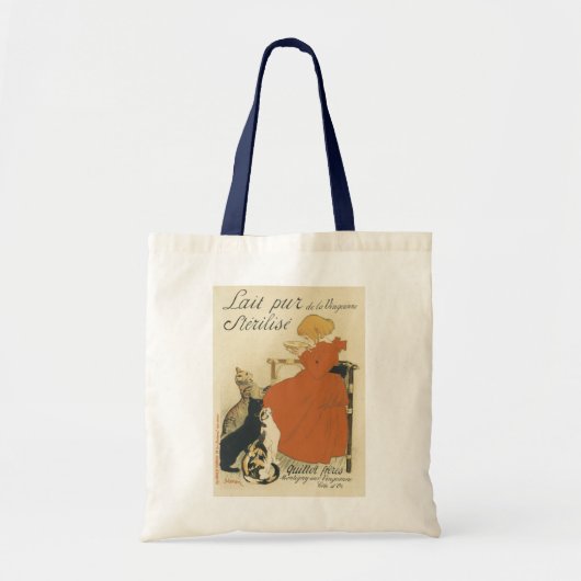  Victoriaans kunst Nieuw, Meisje met melkkatten Tote Bag (Voorkant)