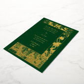  Victoriaans Kunst Nieuwe Wedding Folie Uitnodiging (Gedraaid)