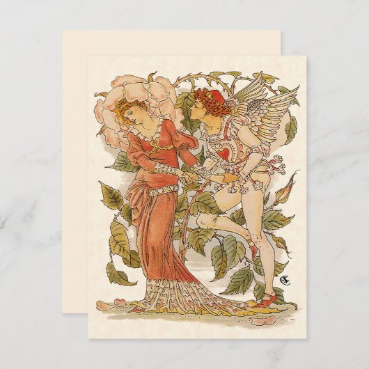 Victoriaans Kunst, Roos van Walter Crane (Voorkant / Achterkant)