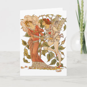  Victoriaans Kunst, Roos van Walter Crane Kaart