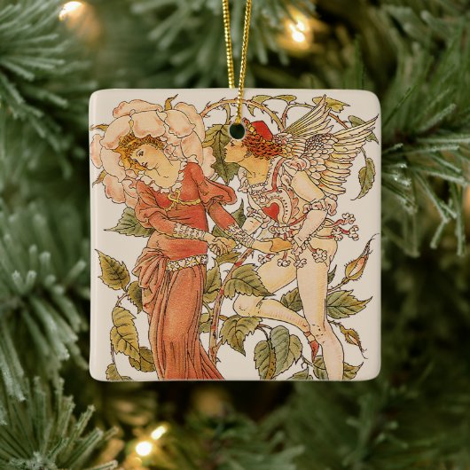  Victoriaans Kunst, Roos van Walter Crane Keramisch Ornament (Boom)