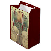 Victoriaans kunsten en ambachtelijke bloemen medium cadeauzakje (Voorkant Gekanteld)