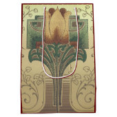 Victoriaans kunsten en ambachtelijke bloemen medium cadeauzakje (Achterkant)