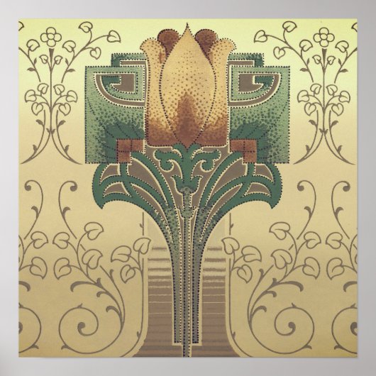 Victoriaans kunsten en ambachtelijke bloemen poster (Voorkant)