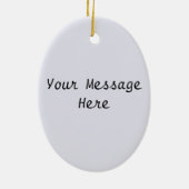 Victoriaans kunstenaar Lady Painter Palette Keramisch Ornament (Achterkant)