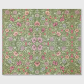 Victoriaans kunstnet geïnspireerd Floral Patroon Cadeaupapier (Vlak)