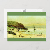 Victoriaans kust feestdagenkaart (Voorkant / Achterkant)