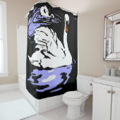 Victoriaans kweekvijvers van bosbessen douchegordijn (In situ)