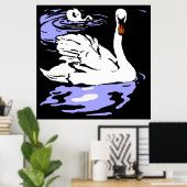 Victoriaans kweekvijvers van bosbessen poster (Thuiskantoor)