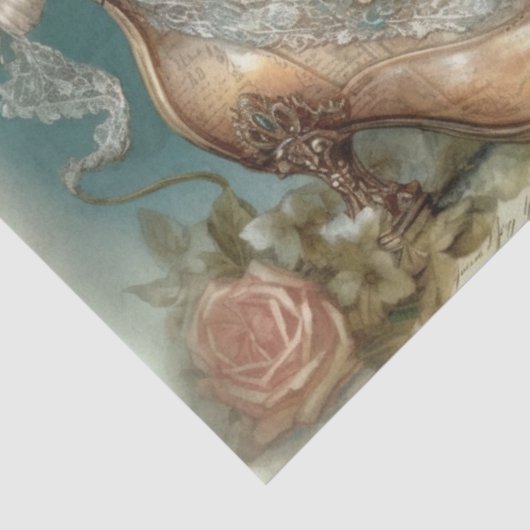 Victoriaans laarzen tissuepapier (Detail)