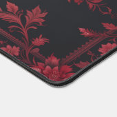 Victoriaans Lace Desk Mat | Gothic Floral Mousepad (Hoek)