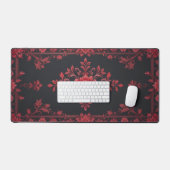 Victoriaans Lace Desk Mat | Gothic Floral Mousepad (Keyboard & Muis)
