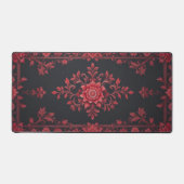 Victoriaans Lace Desk Mat | Gothic Floral Mousepad (Voorkant)