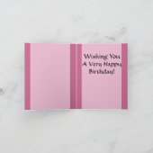 Victoriaans Lady Black Silhouette Fancy Pet Birthd Kaart (Binnen)