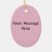  Victoriaans Lady Black Silhouette Fancy Pet Keramisch Ornament (Achterkant)