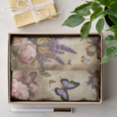 Victoriaans Lady Bloemen decoupage Tissuepapier (Geschenk)