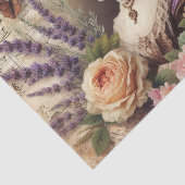 Victoriaans Lady Bloemen decoupage Tissuepapier (Detail)