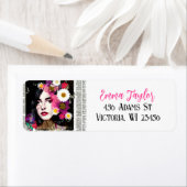 Victoriaans  Lady Bloemen Papier Collage Etiket (Insitu)