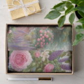 Victoriaans Lady Bloementuin decoupage Tissuepapier (Geschenk)