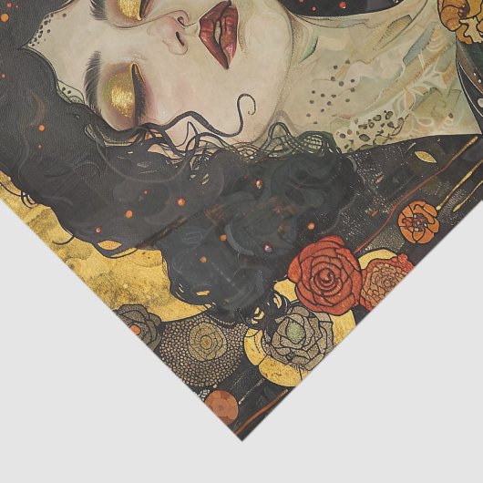 VICTORIAANS LADY DECOUPAGE TISSUEPAPIER (Detail)