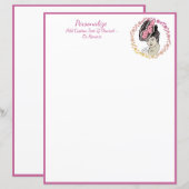  Victoriaans Lady Feminine Flower Pet (Voorkant / Achterkant)