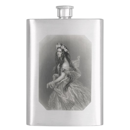  Victoriaans Lady Flask Flacon (Voorkant)