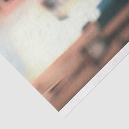 Victoriaans Lady Gator Decoupage Tissuepapier (Detail)