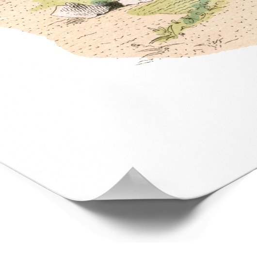 Victoriaans Lady Hikers - Oude Fashioned Trekking! Poster (Hoek)