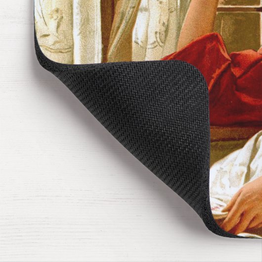 Victoriaans Lady Mousepad Muismat (Hoek)
