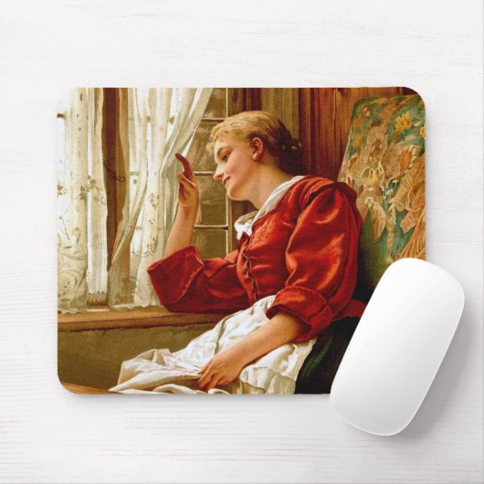 Victoriaans Lady Mousepad Muismat (Met muis)