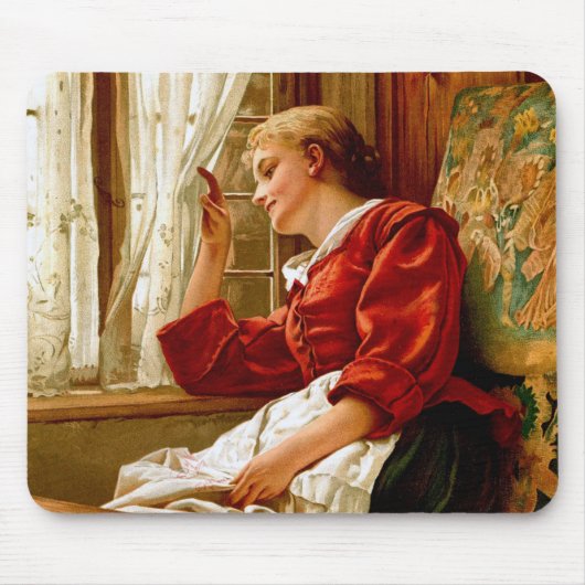 Victoriaans Lady Mousepad Muismat (Voorkant)