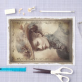 Victoriaans  Lady Portrait Decoupage Tissuepapier (Craft)