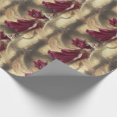 Victoriaans Lady Travelor Cadeaupapier (Hoek)