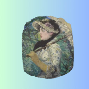 Victoriaans Lady Umbrella ontbindingspiloot Rond Kussen