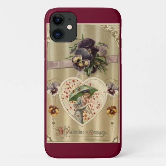Victoriaans Lady  Valentijn Case-Mate iPhone Case (Achterkant)
