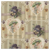 Victoriaans Lady  Valentijn Fabric Stof (Close Up)