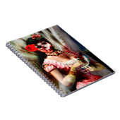  Victoriaans Lady Vanity Skull Notitieboek (Rechterzijde)