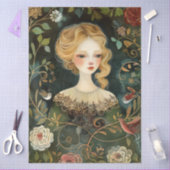  Victoriaans Lady Whimsical Wildflowers Tissuepapier (Craft)