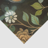  Victoriaans Lady Whimsical Wildflowers Tissuepapier (Detail)