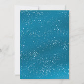 Victoriaans Lamp Post Winter Bruiloft Kaart (Achterkant)