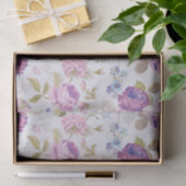 Victoriaans, land, lavender, shabby, chic, rozen,  tissuepapier (Geschenk)