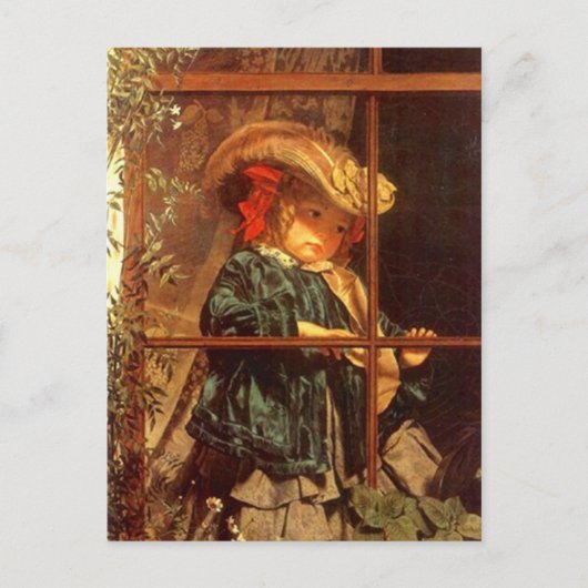  VICTORIAANS langer om buiten BRIEFKAART te zijn (Voorkant)