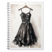  Victoriaans LBD Little Black Dress Memoir Notitieboek (Voorkant)